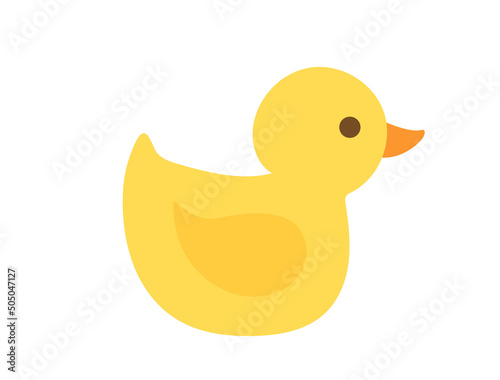 あひるやヒヨコのおもちゃのイラスト