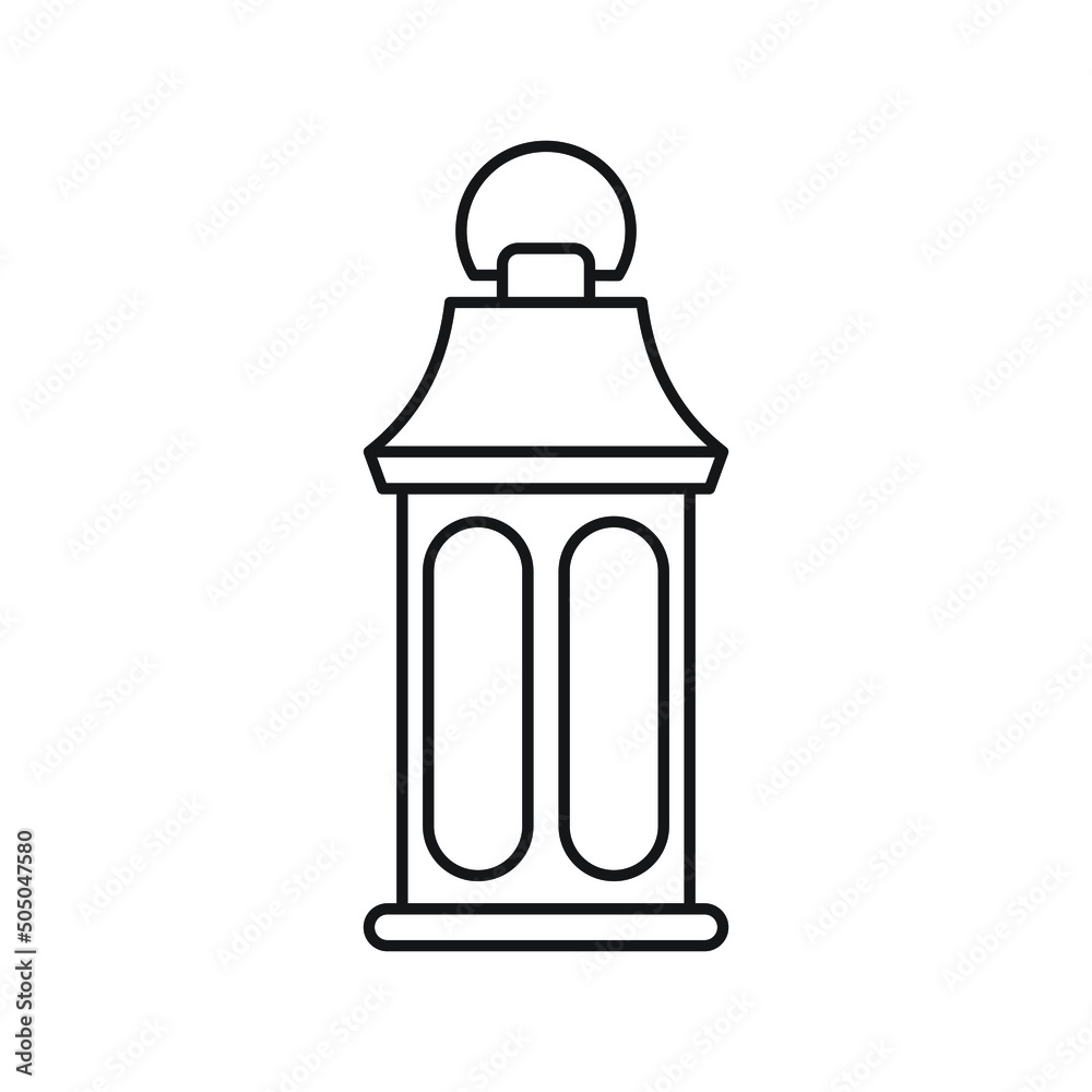Lantern icon design isolated on white background Lantern icon design isolated on white background