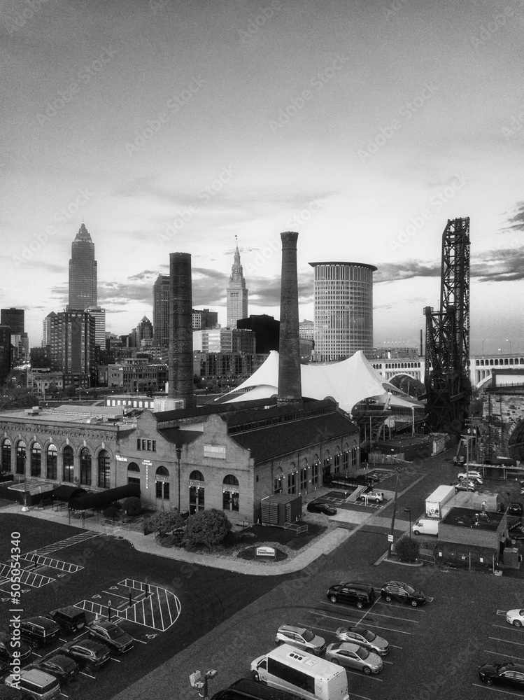 Cleveland Ohio Skyline