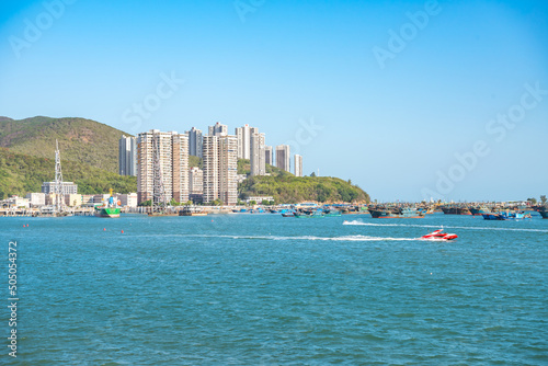 Seascape of Nan'ao Island, the prefecture-level city of Shantou in Guangdong Province, China.