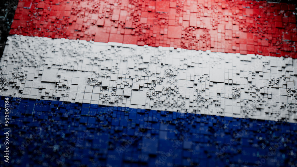 Netherlands Flag Wallpaper Stock Illustration | Adobe Stock