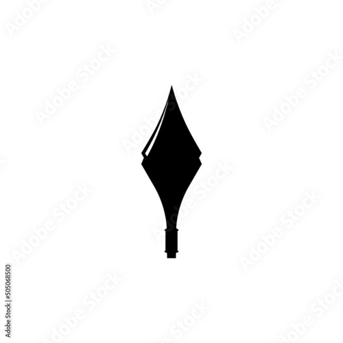 Spear icon logo free vector