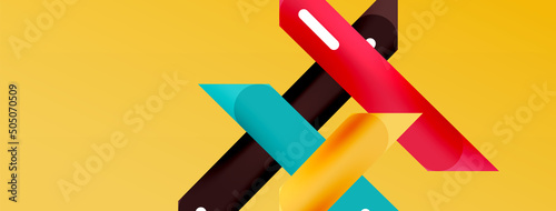Background overlapping lines. Dynamic lines abstract wallpaper. Straight lines composition vector illustration for wallpaper banner background or landing page