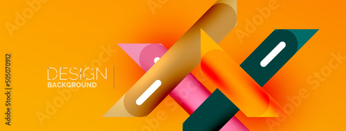 Background overlapping lines. Dynamic lines abstract wallpaper. Straight lines composition vector illustration for wallpaper banner background or landing page