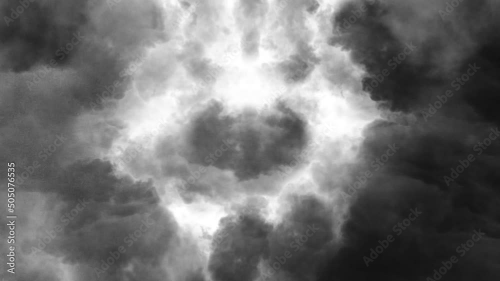 dark, moving cumulonimbus clouds in the dark sky, 4k thunderstorm. dark, moving cumulonimbus clouds in the dark sky, 4k thunderstorm.