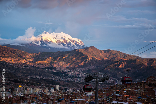 Paisaje Illimani