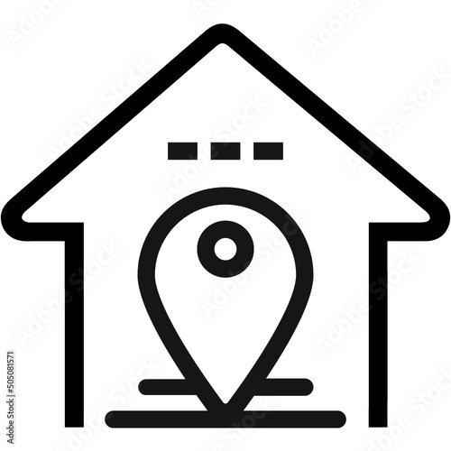 Home selection, location, gps icon