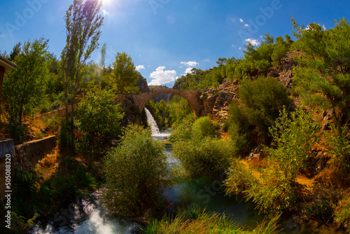  Clandras Bridge. 2500 year old bridge built by the Phrygians. Tourists love this bridge photo