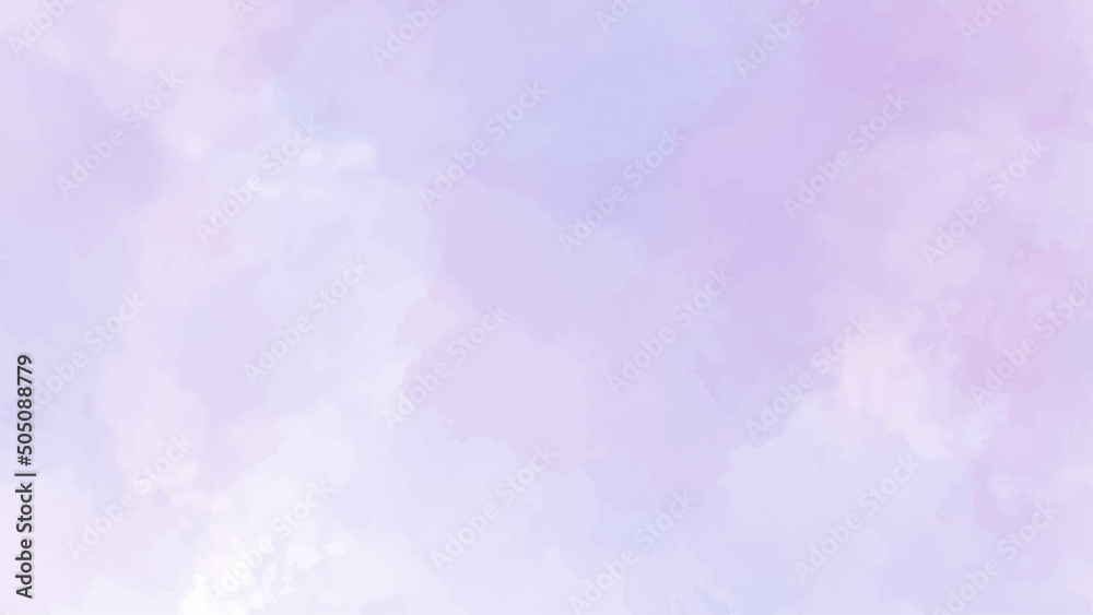 Purple watercolor background for your design, watercolor background concept, vector.
