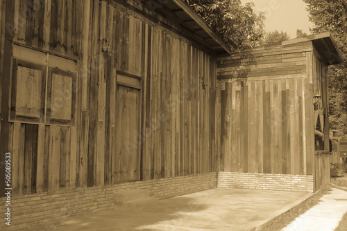 entrance to the house