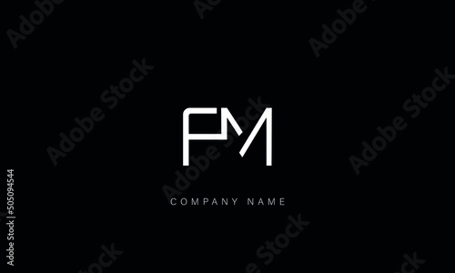 FM, MF, Letters Logo Monogram