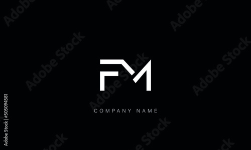 FM, MF, Letters Logo Monogram
