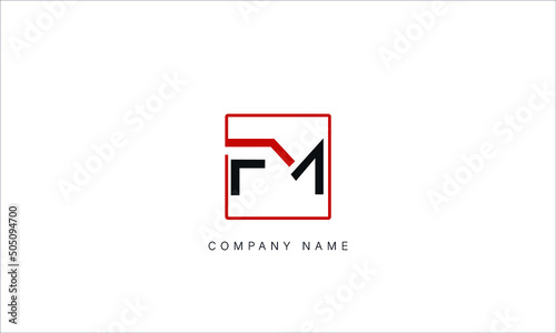 FM, MF, Letters Logo Monogram