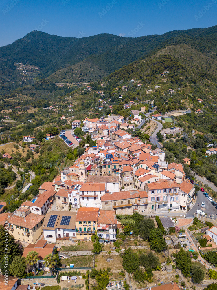 View of Principality of Seborga, Liguria, Italy