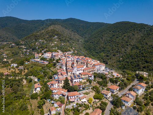Fototapeta Naklejka Na Ścianę i Meble -  View of Principality of Seborga, Liguria, Italy