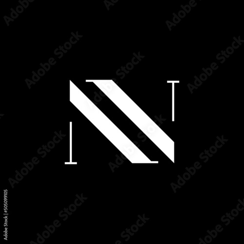 NN Monogram Letter Logo Design