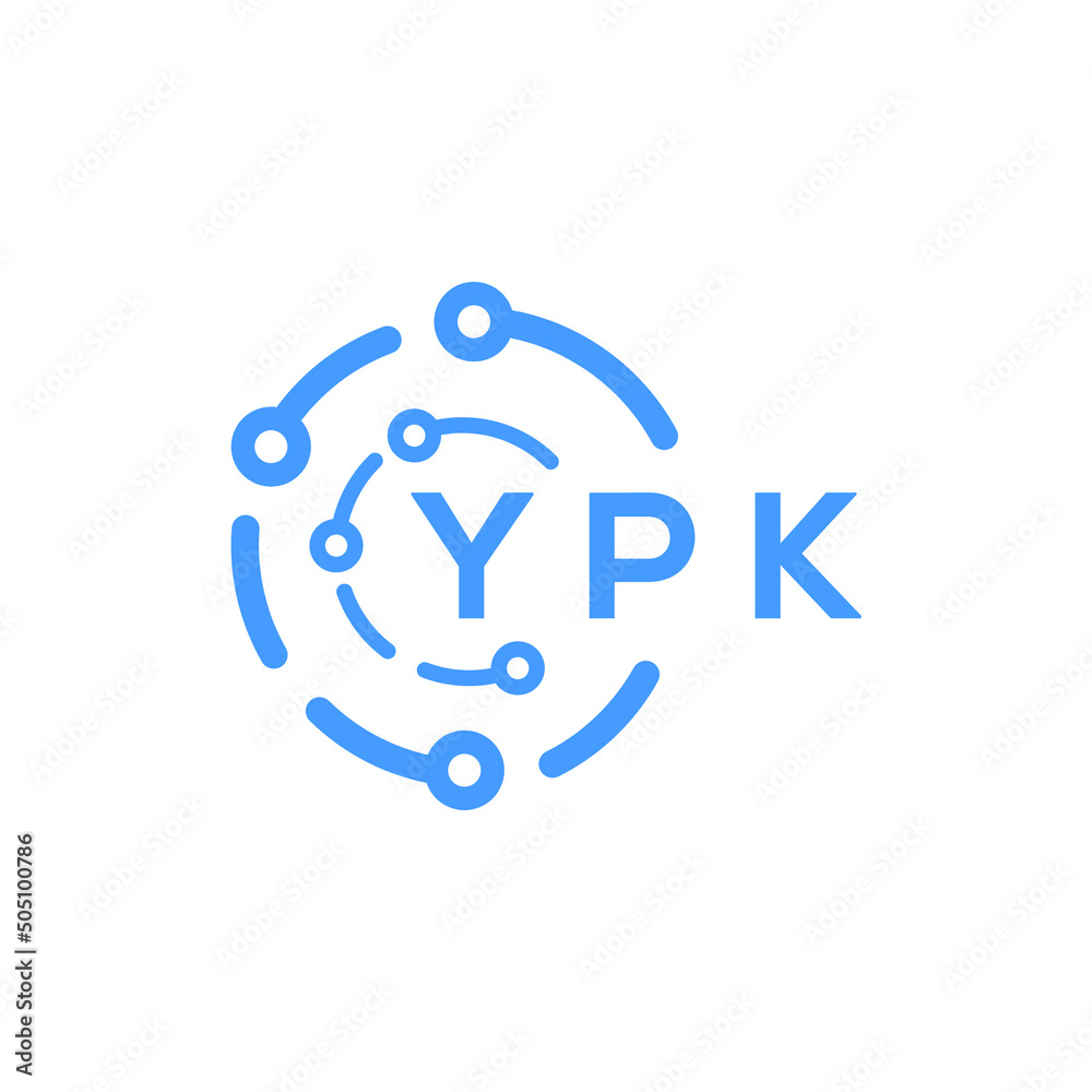 YPK technology letter logo design on white background. YPK creative initials technology letter logo concept. YPK technology letter design. YPK technology letter logo design on white background. YPK creative initials technology letter logo concept. YPK technology letter design.