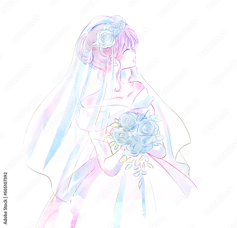 幸せそうな花嫁