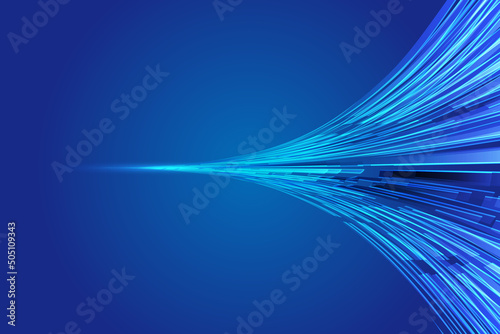 Converging line vector digital technology concept abstract background