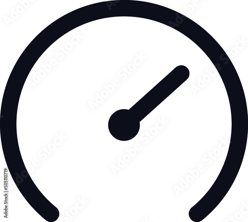 Speed test internet measure speedometer icon fast vector image. Internet speed test logo