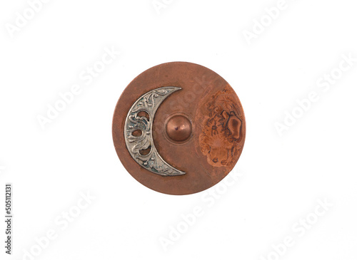 Canvas Print ottoman shield isolated on white background