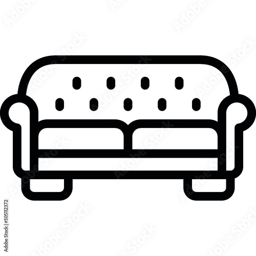 Dotted Sofa Icon
