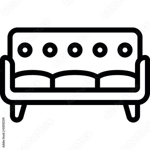 Three Seater Sofa-- Icon