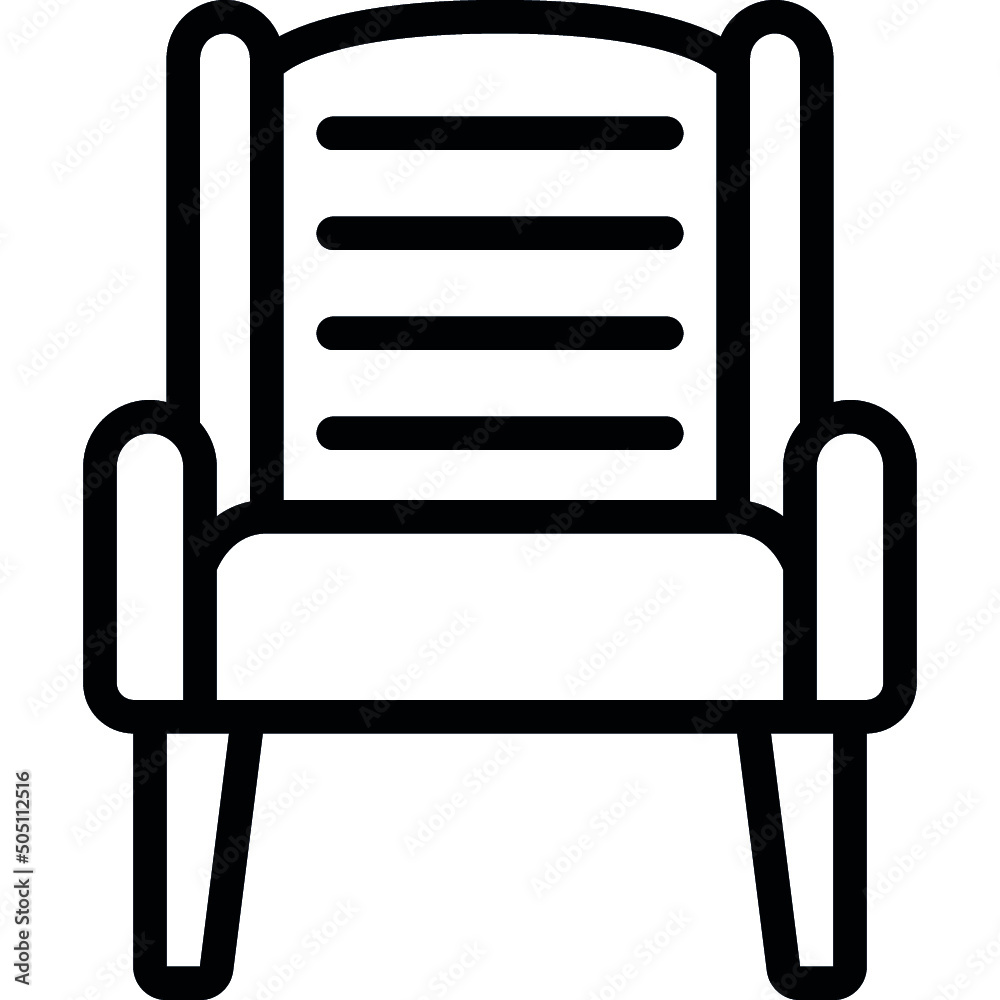 Fototapeta premium Deep Arm Chair Icon