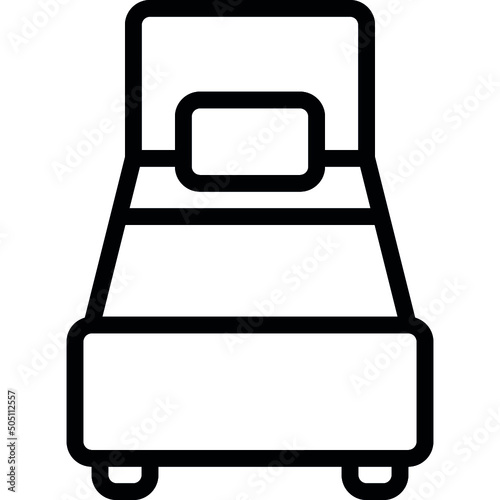 Single Bed Icon