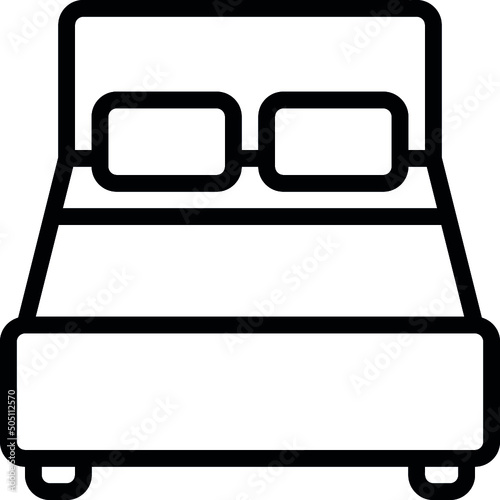 Double Bed Icon