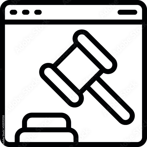 Auction Website Icon