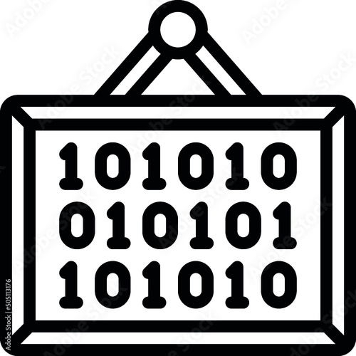 Art Binary Code Icon