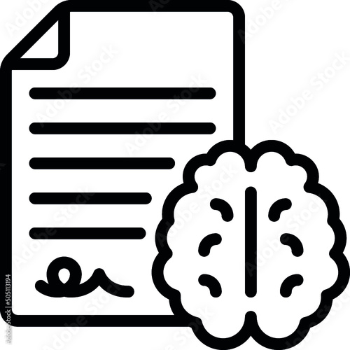 Smart Contract Brain Icon