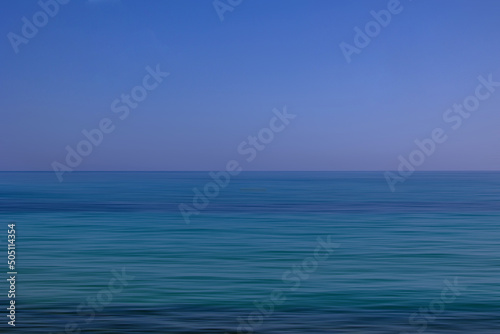 calm gentle blue background with long exposure