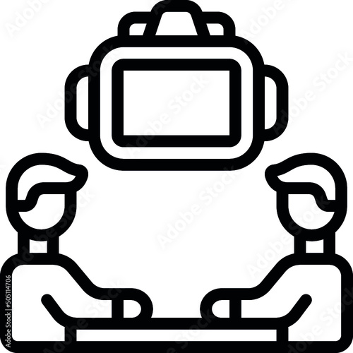 Virtual Meeting Icon
