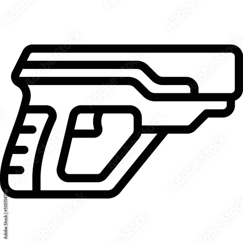 Virtual Pistol Gun Icon