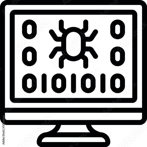 Binary Malware Icon