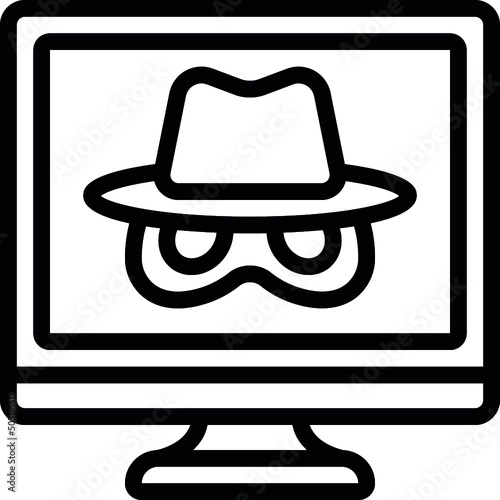 Spy Computer Icon