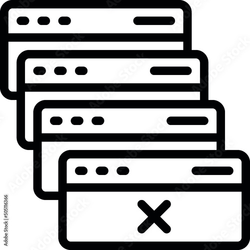 Multiple Pop Ups Icon