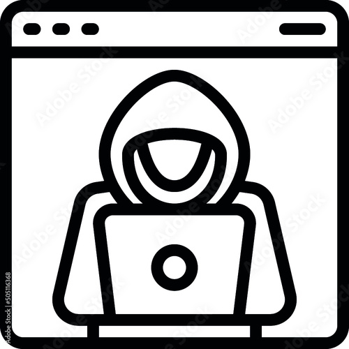 Website Hacker Icon