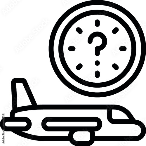 Jet Lag Icon