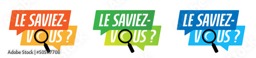 Le saviez-vous ?