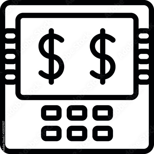 ATM Machine Icon