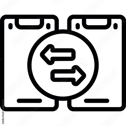Mobile Transfer Icon