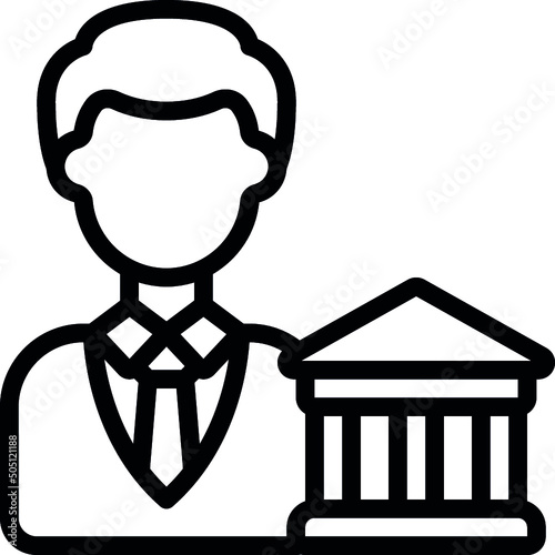 Male Banker Icon