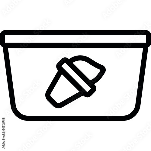 Ice Cream Tub Icon