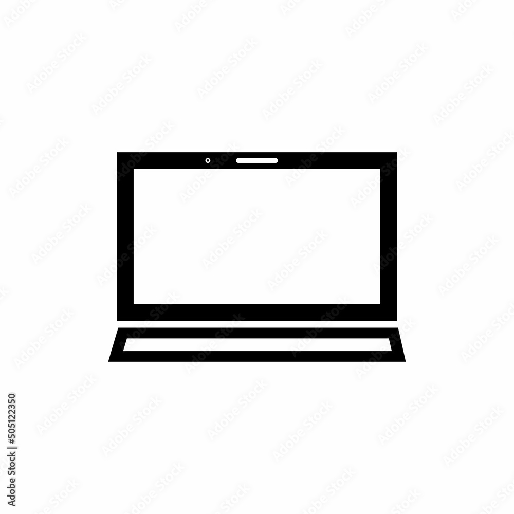 Laptop computer icon Template Laptop computer icon Template