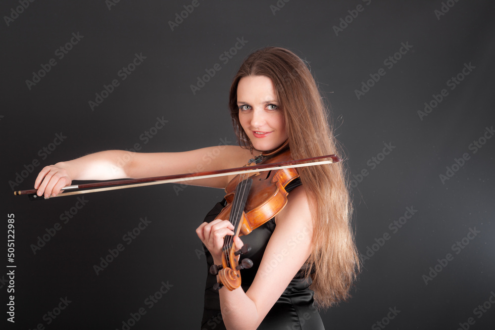 portrait of a violinist