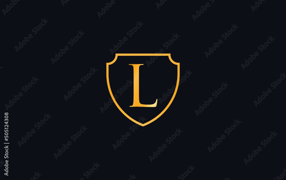 Shield Security and Protection logo design vector with the letter and ...