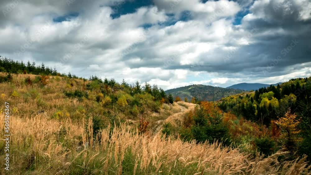Autumn scenery in the mountains. Autumn scenery in the mountains.